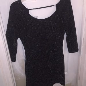 Black Sparkly Cocktail Dress